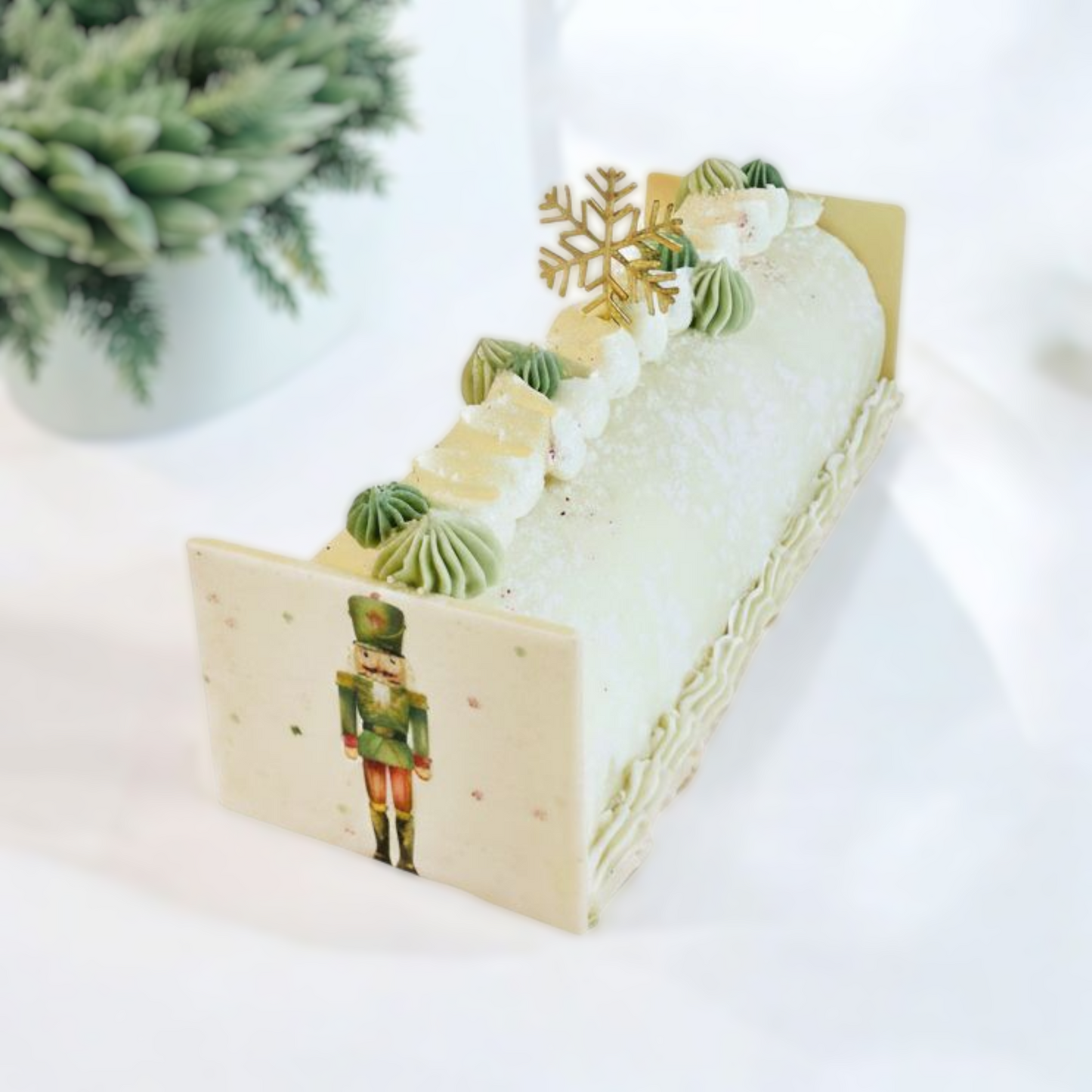 Bûche gâteau fromage & framboises