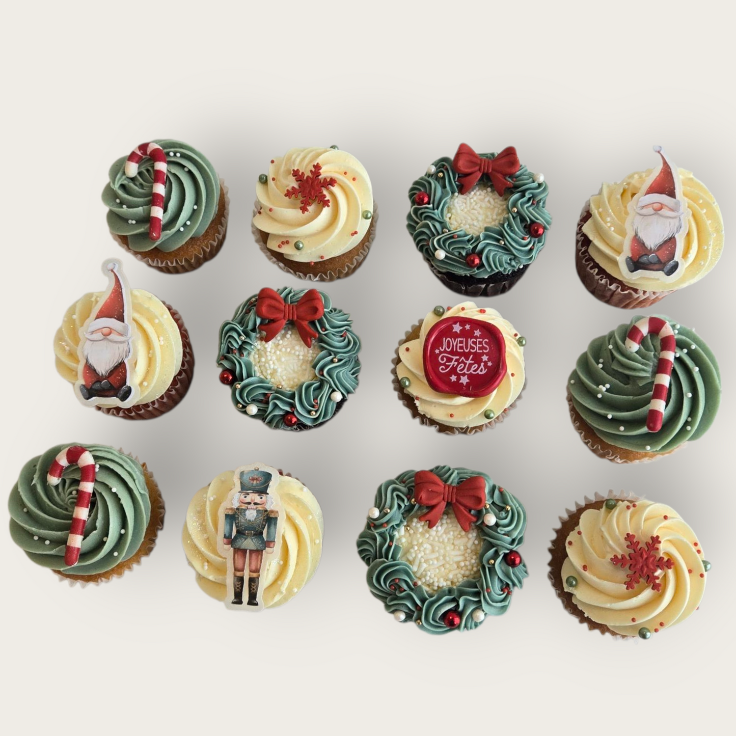 Cupcakes de Noël
