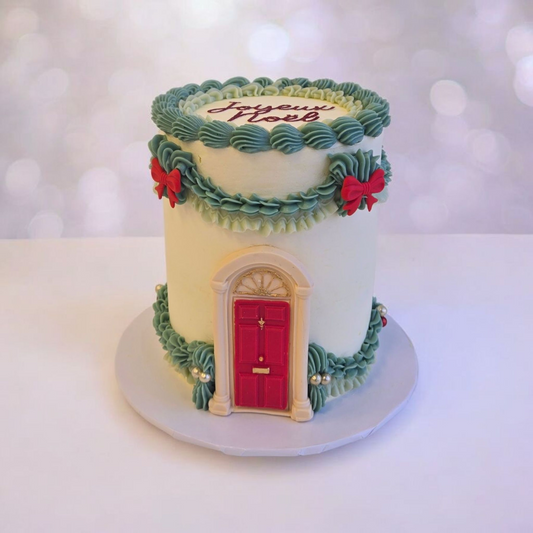 Gâteau Noël vintage