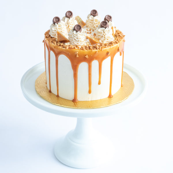 Caramel fleur de sel Cake Design Granby
